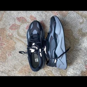 PUMA RS-X³ Puzzle JR Boys' "Grey/Black" Sneakers X